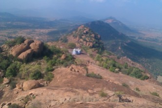 View from the top of temple
